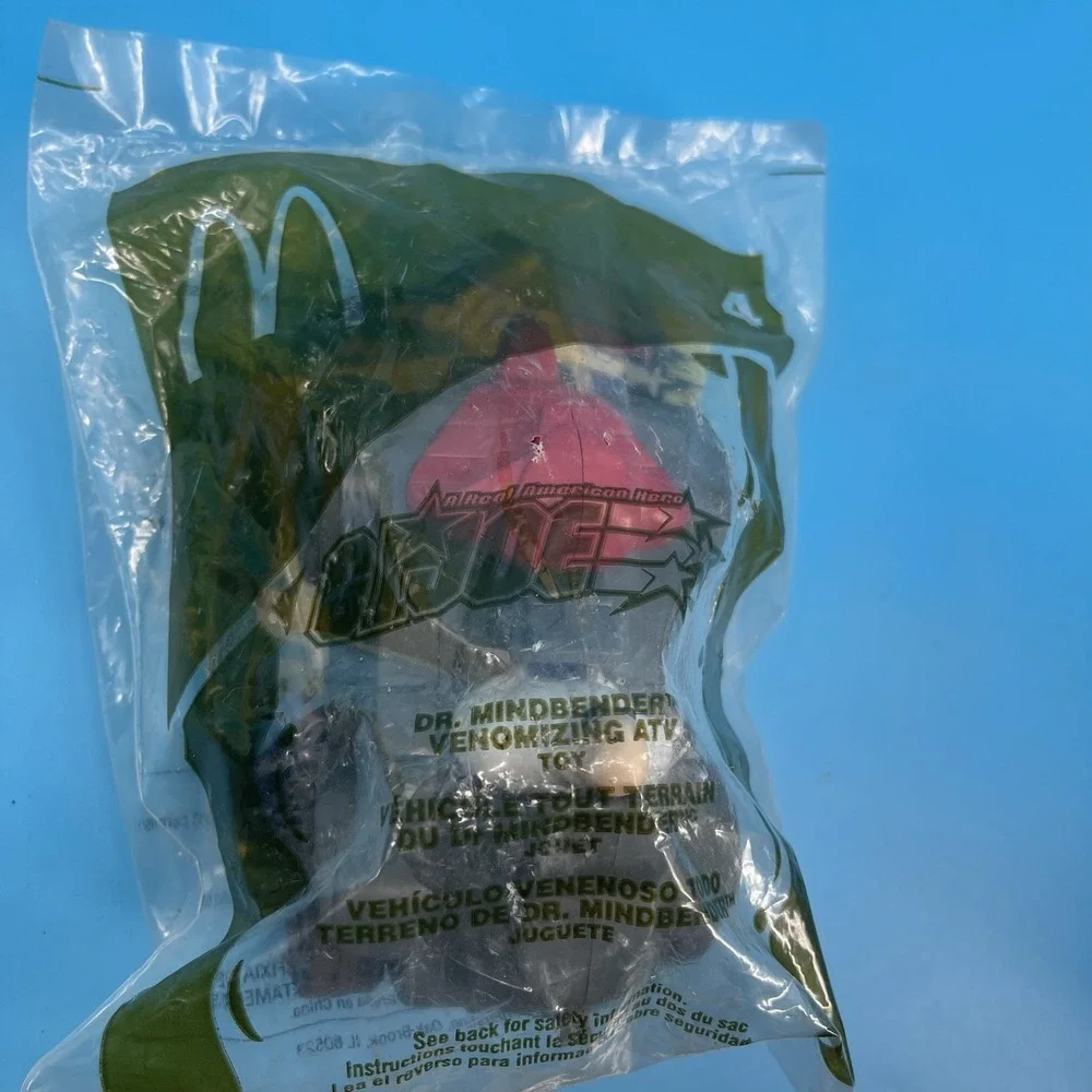 2004 G.I. Joe Dr. Mindbender Venomizing ATV McDonald's New In Package